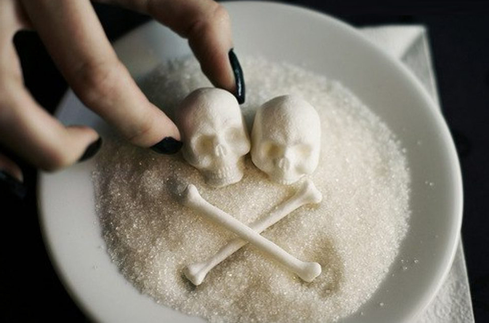 đường trắng là một trong những thói quen ăn uống gây hại